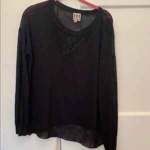 Haute hippie black sweater